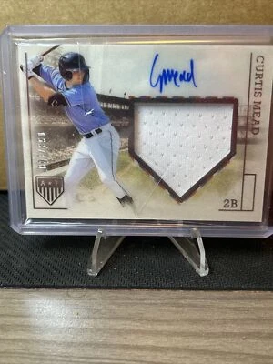 CURTIS MEAD 2023 Panini Chronicles Americas Pastime Patch Auto #68/100 - Image 1 of 2