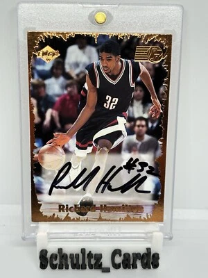 Richard Hamilton 1999 Collector's Edge Rookie Rage RC AUTO Detroit Pistons Foto 1 de 2