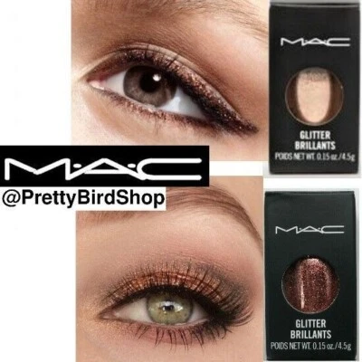 Last set! 2 MAC Glitter Brilliants BRONZE & COPPER New in box - Image 1 of 4