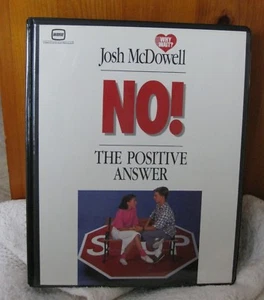NO~ THE POSITIVE ANSWER ~ by Josh McDowell ~ VHS Video Tape & Leaders guide - Imagen 1 de 9