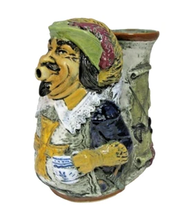 Vintage Brevettato Keramik Kavalier Krug Krug Dekanter Karaffe 7 1/2" Italien - Bild 1 von 9