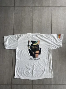 Camiseta Tomb Raider Lara Croft Top Talla XL 90s Eidos Core Lara’s Back Vintage - Imagen 1 de 13