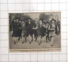1927 Girls Of University College Leicester Running To See The Prince Of Wales