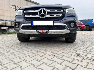 Winch Mounting Plate in Original Bumper for Mercedes X-class 2018+ V6 ENGINE - Picture 1 of 4