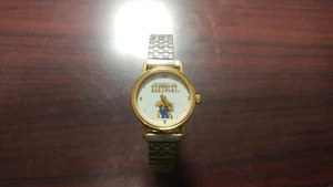 Vintage University of Kentucky Wildcats Basketball Football Ladies Gold Watch  - Picture 1 of 5