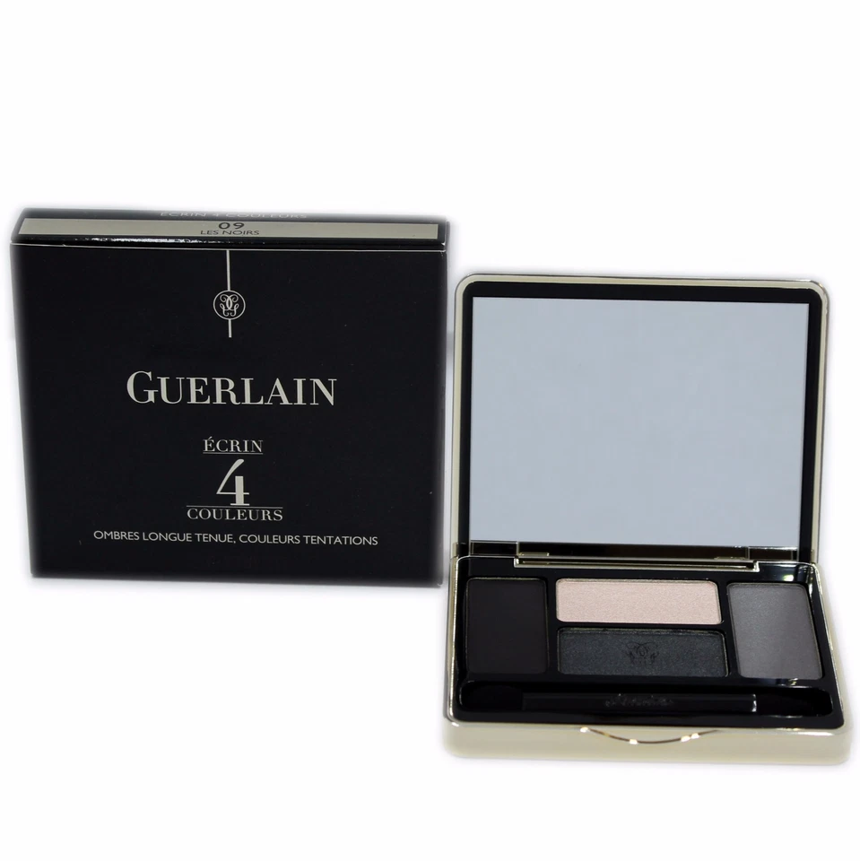 GUERLAIN ECRIN 4 COULEURS LONG-LASTING EYESHADOWS 7.2G #09 LES NOIRS-41153 - Image 1 of 1