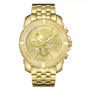 $1125 MSRP| JBW Warren Chronograph Dial Diamond Bezel Men's Watch - Picture 1 of 9
