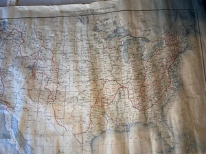 Vintage United States Dept Interior Geological Survey Map 1946 28x 32 Physical - Picture 1 of 10