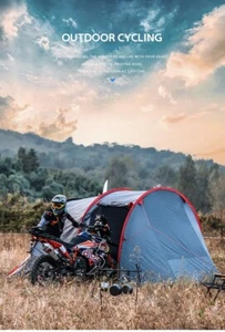 Adventure Tent for Camping 2 Person For Motorcycle/Bike Touring- Portable - Picture 1 of 7