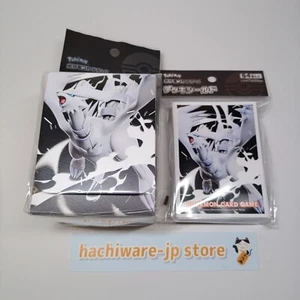 Fundas para cartas Reshiram (escudo de mazo) y estuche de mazo Pokemon Center Japón - Imagen 1 de 7