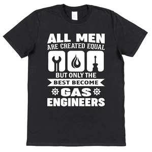 T-Shirt Gasingenieur Geschenk für HLK Klempner Ehemann Sohn Vater beste gleiche Heizung - Bild 1 von 1