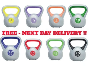 KETTLE BELL KETTLEBELL VINILO 4KG 6KG 8KG 10KG 12KG 14KG 16KG 20KG FITNESS URBANO - Imagen 1 de 13