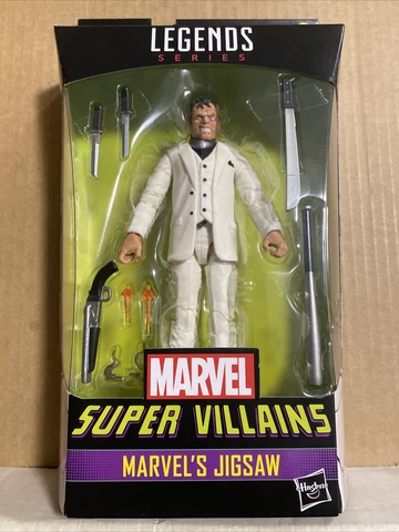Marvel’s JIGSAW - SUPER VILLAINS, Marvel Legends, New & Sealed, 2022 Cover