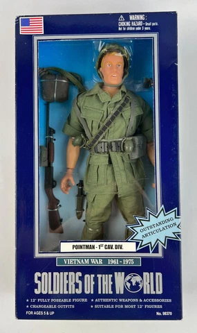 Soldiers of the World Vietnam War Pointman 12" Action Figure Toy 2001 -READ Cover