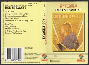 1971 MUSIC AUDIO CASSETTE TAPE [EVERY PICTURE TELLS A STORY] GROUP: ROD STEWART - Picture 1 of 7