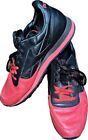 Men's Reebok Classics Classic Leather Lace Up Casual Trainers In Red Black M 11