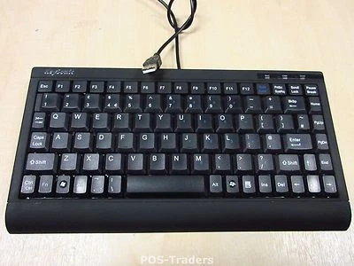 Keysonic ACK-595U UK QWERTY USB Wired Compact Mini POS Keyboard Tastatur - Bild 1 von 3