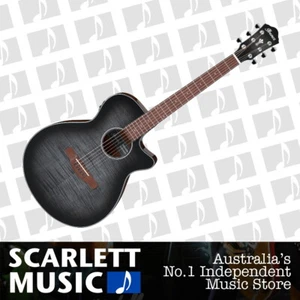 Ibanez AEG70 Acoustic Guitar Trans Charcoal Burst - Picture 1 of 2