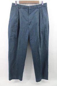 Levi's Travelers Dress Slacks Pants 34x28  Blue Formal Business Pleated Front - Picture 1 of 11