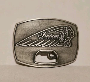 Indian Motorcycle Belt BeltBuckle/Bottle Opener Inaugural Edition "Proud Owners" - Picture 1 of 3