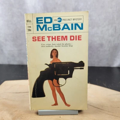 See Them Die Ed McBain 87th Precinct Mystery Paperback First Dell Printing 1969 Foto 1 de 4