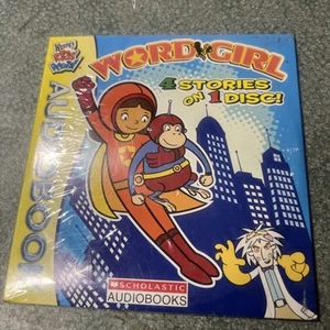 Wordgirl Scholastic Audiobook Wendy’s Kids Meal CD, 4 Stories, New and Sealed - Picture 1 of 3