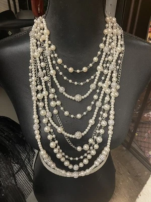 Collar Distintivo Perla Plata Colección Paparazzi Zi 2020🔥LeCricia  Foto 1 de 4