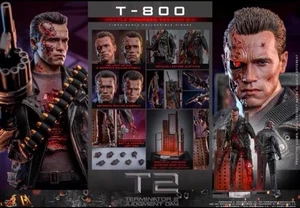 Hot Toys DX46 1/6 Terminator 2: Judgment Day T-800 Battle Damaged 2.0 New Stock - Picture 1 of 6