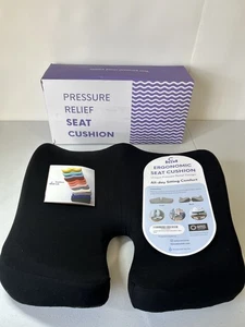 Kissen Labor Druckentlastung Sitzkissen ergonomisch für lange Sitzstunden, schwarz - Bild 1 von 10