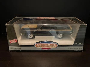 Ertl American Muscle 1/18: 1970 Buick GSX Black - Picture 1 of 3