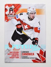 2023 BY Cards IIHF World Junior Championship Switzerland #FS31 Lorenzo Canonica