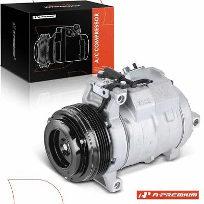AC Compressor w/ Clutch for BMW X5 2001 2002 Land Rover Range Rover 02-09 10S17C - Image 1 of 4
