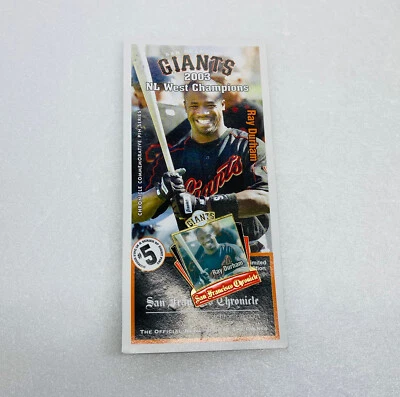Raro prendedor de solapa esmaltada 2002 SF Giants Nl Wear Champions” Ray Durham” 16 Foto 1 de 4