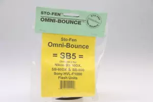 STO-FEN Omni-Bounce SB5 für Nikon SB 50/80/800 Sony HVL-F1000 - Bild 1 von 3