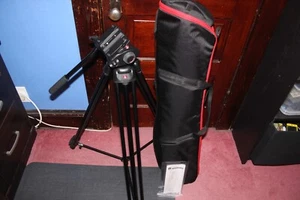 ManFrotto 547B Tripod with 501HDV Video Head - Picture 1 of 10