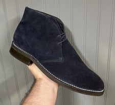 THURSDAY BOOT COMPANY SCOUT MEN CHUKKA BLUE SUEDE BOOTS SIZE 10.5 RARE 