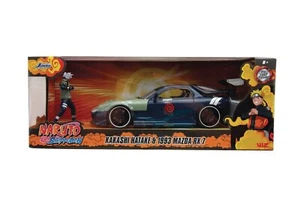 NARUTO KAKASHI HATAKE & 1993 MAZDA RX-7 1:24 DIE-CAST VEHICLE JADA 2024 - Picture 1 of 6