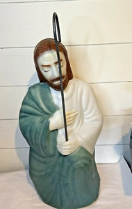 Vintage Empire Blow Mold Christmas Nativity Shepherd 28" w/ hook no cord/light - Picture 1 of 24