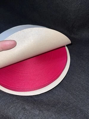 Cinta de grosgrain sólido AZALEA PINK, 87 yardas al por mayor a granel 3/8" envío a EE. UU. Foto 1 de 2