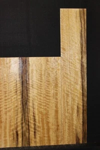 Conjunto de ukelele tenor limba/korina figurado trasero y lateral. - Imagen 1 de 4
