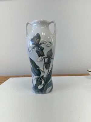 Royal Copenhagen Art Nouveau Vase with Flowers No 214/245 - Image 1 of 4