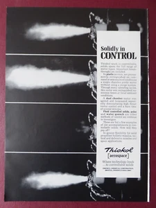 5/1969 PUB THIOKOL AEROSPACE SOLID PROPELLANT MISSILE SPACE ORIGINAL AD - Picture 1 of 1