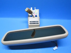 Infiniti 1997-2001 Q45T 98-99 I30 Auto Dimming Rear View Mirror Beige Tan OEM - Picture 1 of 9