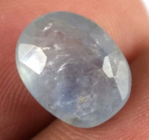 Ceylonblau Saphir hochwertiger Edelstein 3,40 Ct oval natürlich zertifiziert BS38 - Bild 1 von 13