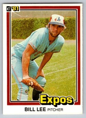 1981 Donruss - #211 Bill Lee - Image 1 of 2