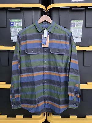 PENDLETON Thomas Kay Heritage Serape LS Shirt NWT S Blue Green Black Rust Stripe - Image 1 of 4