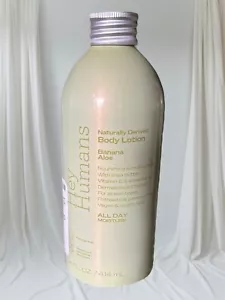Hey Humans Body Lotion Banana Aloe 14oz. Shea Butter Vitamin E Vegan - Picture 1 of 1