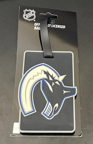 Brand New Vancouver Canucks Luggage / Bag Tag Oficially Licensed NHL Aminco Cover