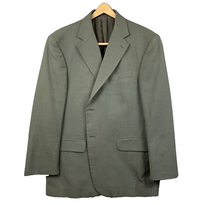 LAND' END Blazer мужской размер 42 короткие * оливковый две пуговицы шерсти костюм пальто роскошь папа - Изображение 1 из 4