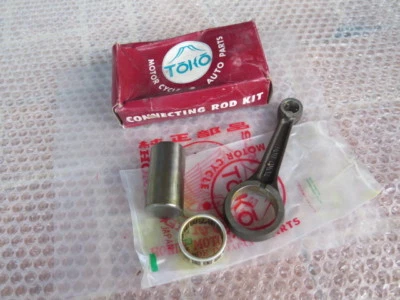 JUEGO BIELAS HONDA CB100 K0 K1 K2 CL100 XL100 SL100 SB100 TOKO NOS JAPÓN Foto 1 de 4